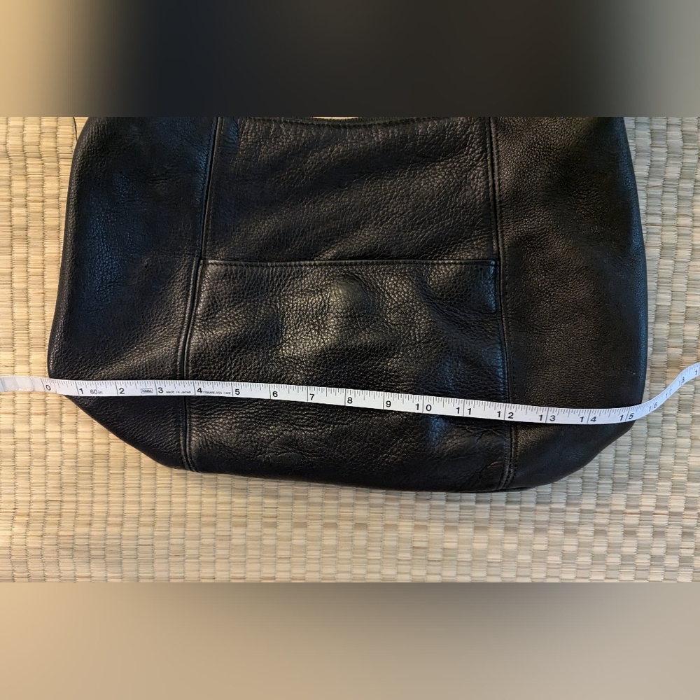 Vintage Coach Purse Black Genuine Leather Made in USA - Picture 5 of 7